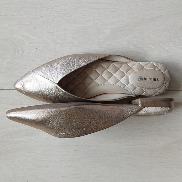 Birdies The Swan Flats Shoes Gold US 7.5 - Picture 11 of 14